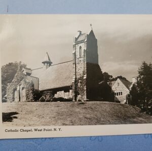 Beautiful WestPoint Catholic Postcard; Actual Photograph